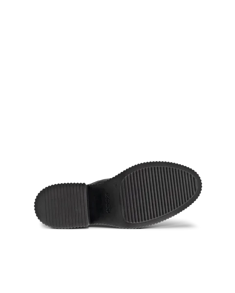 Women's ECCO® Fluted Heel Leather Chelsea Boot - Black - S