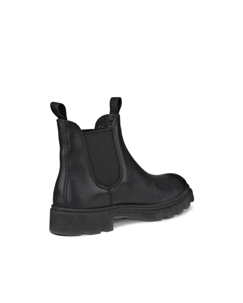 Women's ECCO® Grainer Leather Chelsea Boot - Black - B