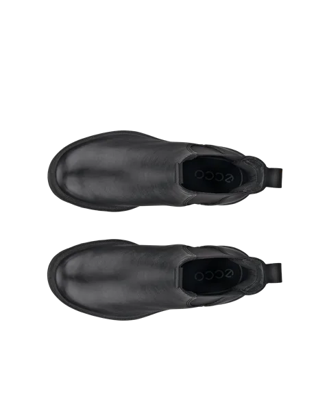 Women's ECCO® Grainer Leather Chelsea Boot - Black - Top_Left_Pair