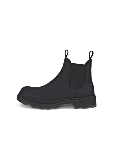 ECCO® Grainer ženske Chelsea čizme od nubuka - Crno - O