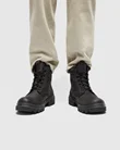 Women's ECCO® Grainer Nubuck Waterproof Lace-Up Boot - Black - Lifestyle_Image_1