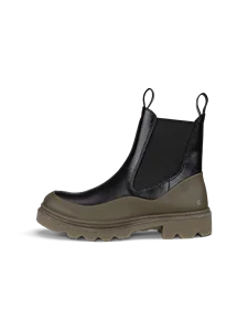 Women's ECCO® Grainer Leather Chelsea Boot - Black - O