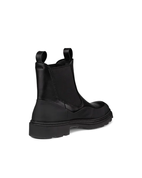 ECCO® Grainer Dames leren Chelsea boot - Zwart - B