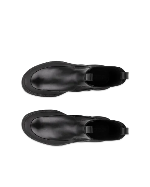 ECCO® Grainer Chelsea støvler i læder til damer - Sort - Top_Left_Pair