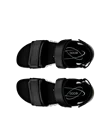ECCO® Gruuv Sol sandale à talon en cuir pour femme - Noir - Top_Left_Pair