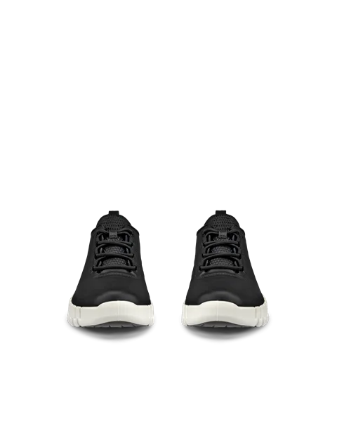 ECCO® Gruuv baskets en cuir pour femme - Noir - Front_Pair