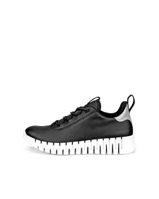 ECCO® Gruuv dame sneakers skinn - Svart - O
