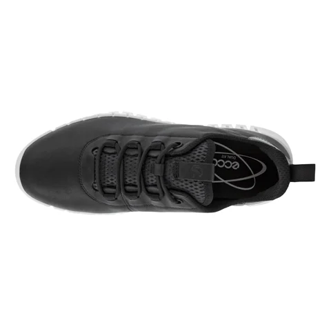 ECCO® Gruuv sneakers i læder til damer - Sort - Top