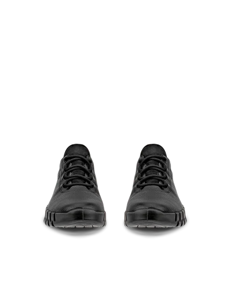 ECCO® Gruuv baskets en cuir Gore-Tex pour femme - Noir - Front_Pair