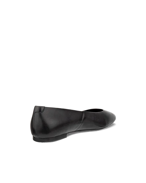 ECCO® Margot Dames leren ballerina - Zwart - B