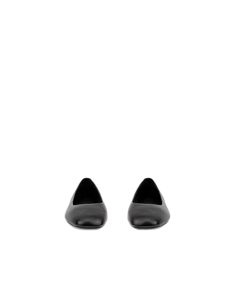 ECCO® Margot Dames leren ballerina - Zwart - Front_Pair