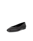 ECCO® Margot Dames leren ballerina - Zwart - M