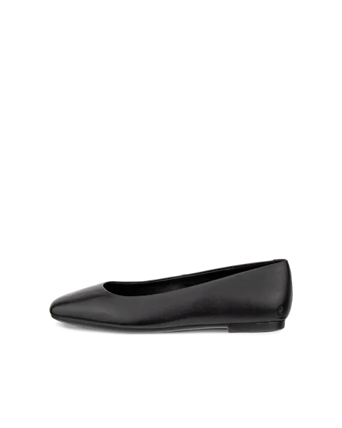 ECCO® Margot Dames leren ballerina - Zwart - O