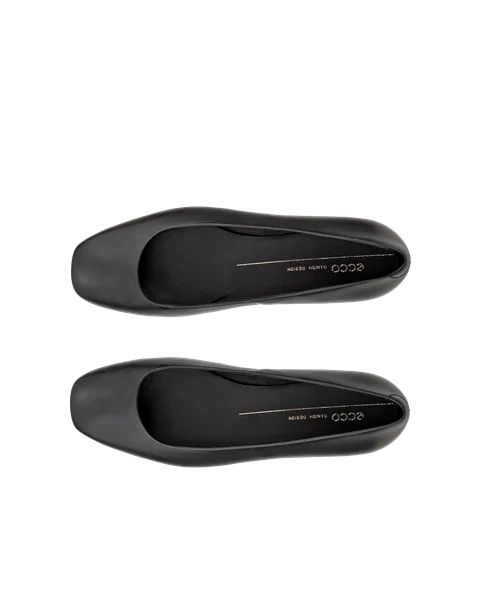 ECCO® Margot Dames leren ballerina - Zwart - Top_Left_Pair
