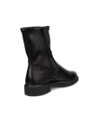 Women's ECCO® Metropole Amsterdam Leather Mid-Cut Boot - Black - B