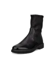 Women's ECCO® Metropole Amsterdam Leather Mid-Cut Boot - Black - M