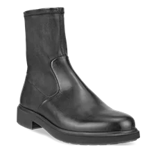 ECCO® Metropole Amsterdam Damen Halbhoher Stiefel aus Leder - Schwarz - Main
