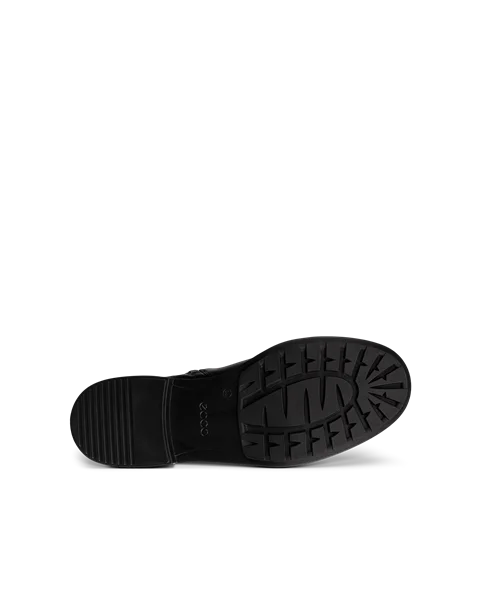 Women's ECCO® Metropole Amsterdam Leather Mid-Cut Boot - Black - S