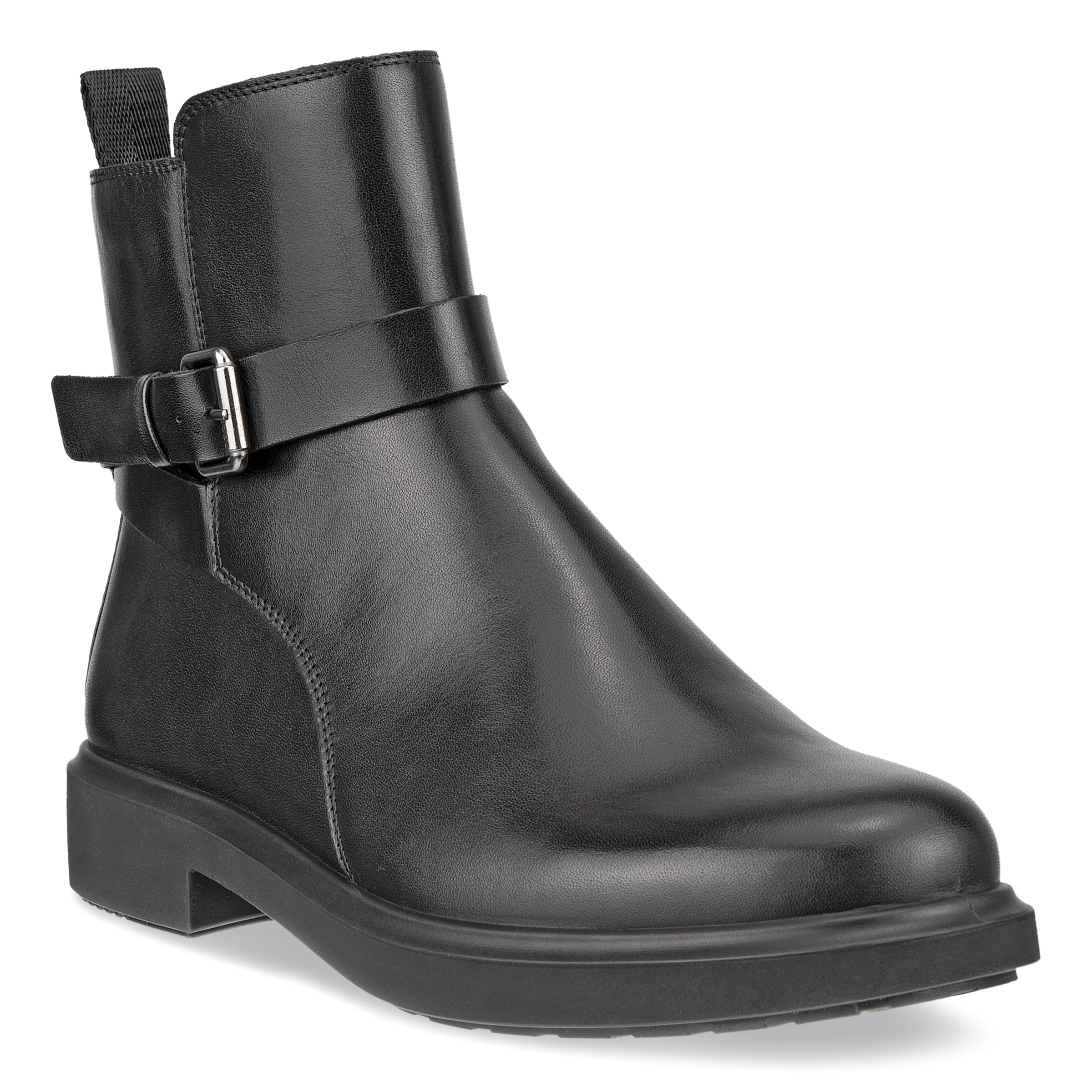 ECCO Metropole Amsterdam - Dames waterdichte leren enkellaars - Zwart - Size: 37 (UK 4.5)