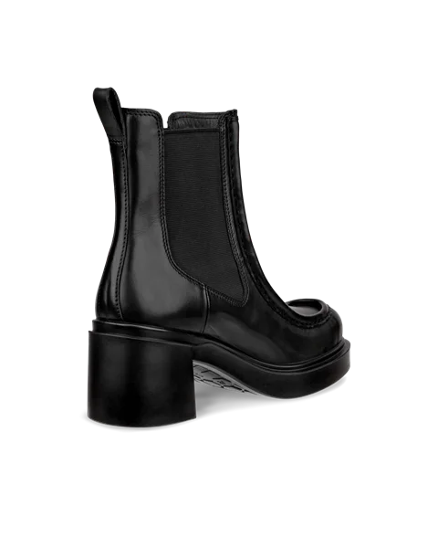 Women's ECCO® Metropole Seoul Leather Chelsea Boot - Black - B