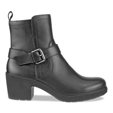 Women's ECCO® Metropole Zurich Leather Waterproof Boot - Black - Outside