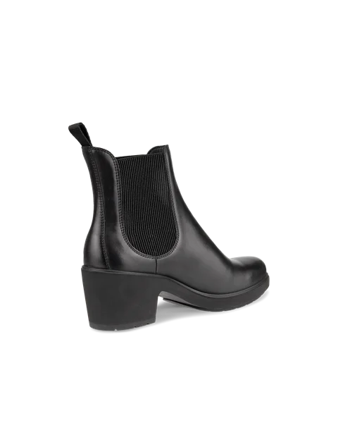 Women's ECCO® Metropole Zurich Leather Chelsea Boot - Black - B