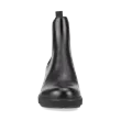 Women's ECCO® Metropole Zurich Leather Chelsea Boot - Black - Front