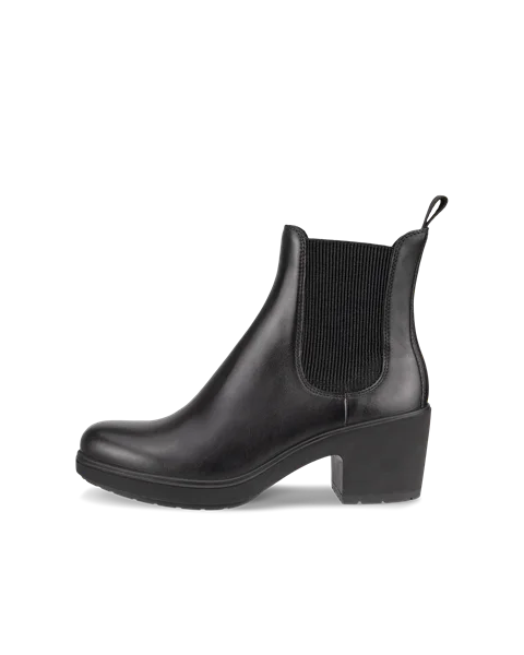 Botas Chelsea couro mulher ECCO® Metropole Zurich - Preto - O