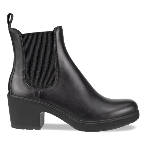 ECCO® Metropole Zurich Damen Chelsea Boot aus Leder - Schwarz - Outside