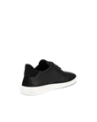 Damskie skórzane buty sznurowane ECCO® Minimalist - Czarny - B