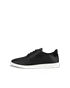ECCO® Minimalist chaussures à lacet en cuir pour femme - Noir - O
