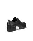 Women's ECCO® Modtray Leather Derby Shoe - Black - B