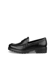 Women's ECCO® Modtray Leather Loafer - Black - O