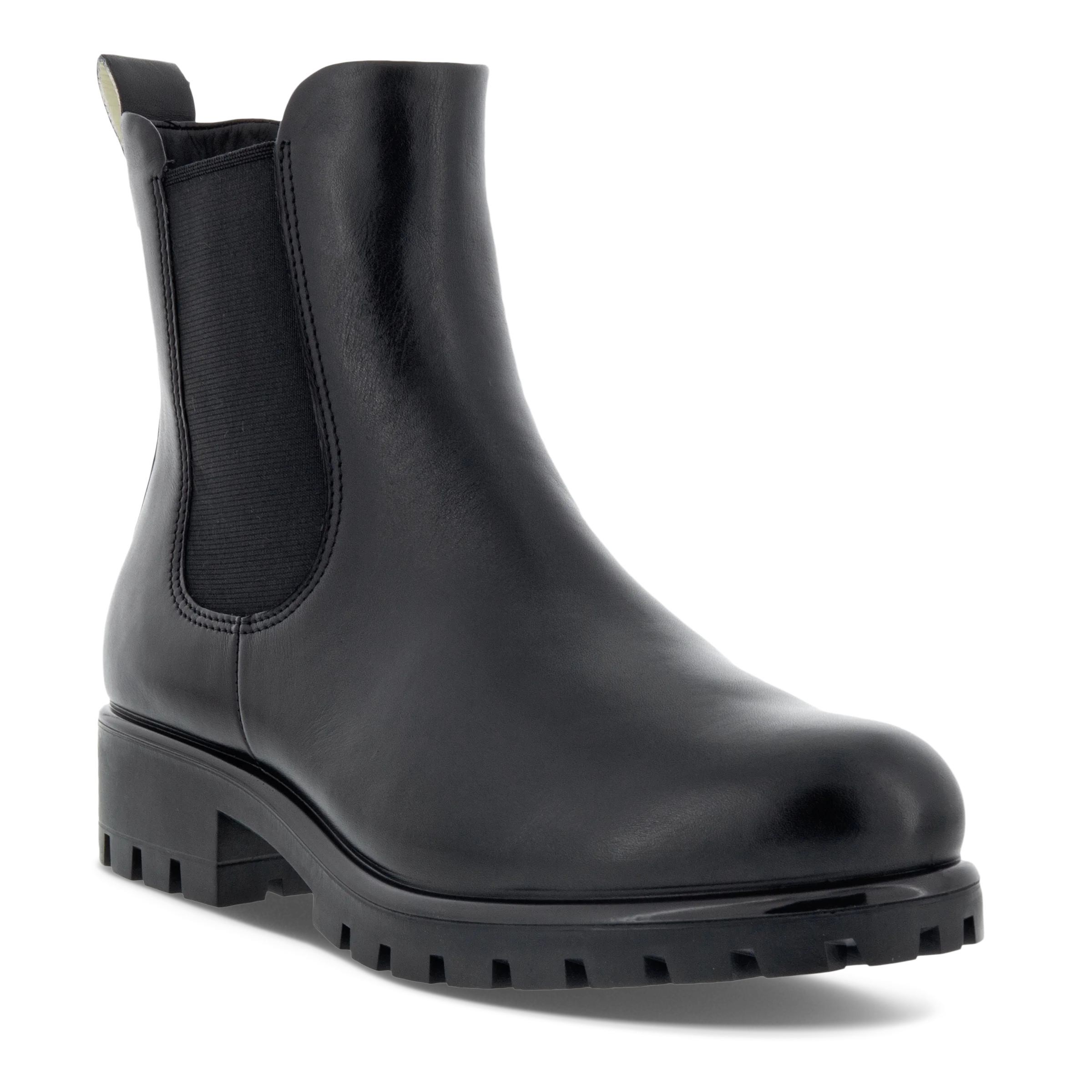 ECCO Modtray W – Dames leren Chelsea boot – Zwart – Size: 36 (UK 3.5-4)