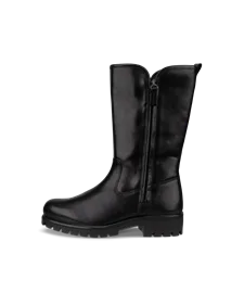 Women's ECCO® Modtray Leather High-Cut Boot - Black - O