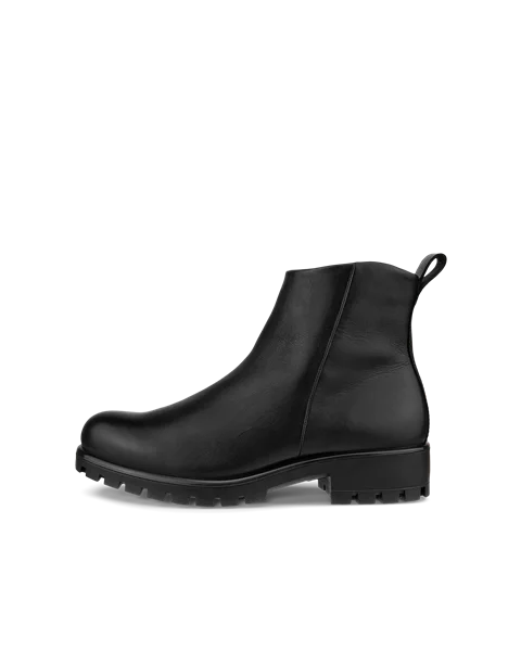 Women's ECCO® Modtray Leather Ankle Boot - Black - O