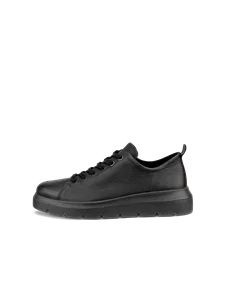 ECCO® Nouvelle ženske kožne cipele s vezicama - Crno - O