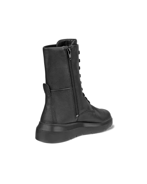 ECCO® Nouvelle høj snørestøvle i læder til damer - Sort - B