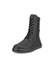 Women's ECCO® Nouvelle Leather Lace-Up Boot - Black - M