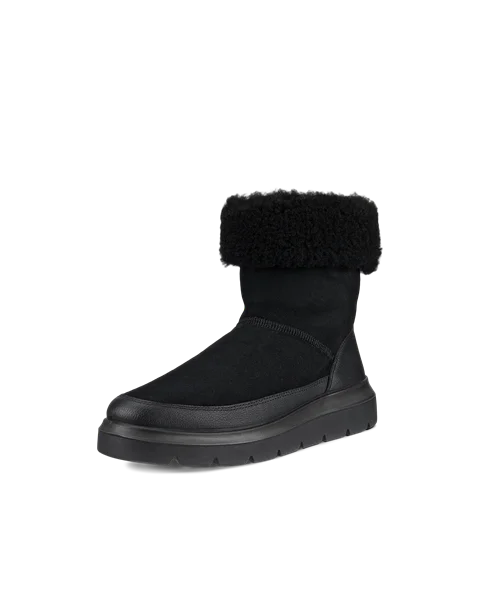 Women's ECCO® Nouvelle Suede Winter Boot - Black - M
