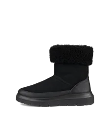Women's ECCO® Nouvelle Suede Winter Boot - Black - O