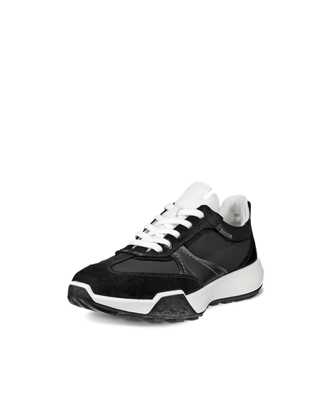 ECCO® Retro Sneaker Skinnsneaker dam - Svart - M