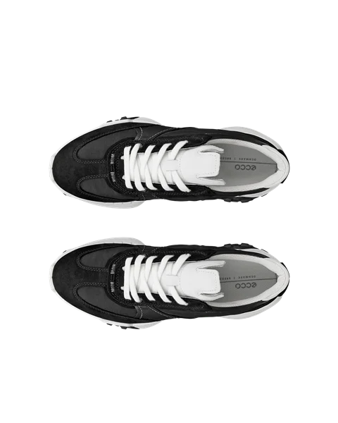 ECCO® Retro Sneaker Skinnsneaker dam - Svart - Top_Left_Pair