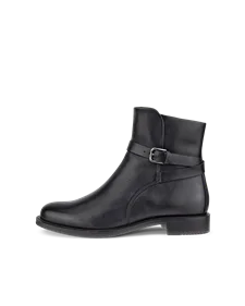 Women's ECCO® Sartorelle 25 Leather Mid-Cut Boot - Black - O