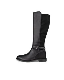 Women's ECCO® Sartorelle 25 Leather High-Cut Boot - Black - O