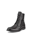 ECCO® Sartorelle 25 mellemhøj snørestøvle i læder til damer - Sort - M