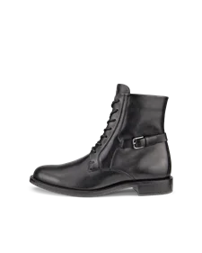 ECCO® Sartorelle 25 mellemhøj snørestøvle i læder til damer - Sort - O