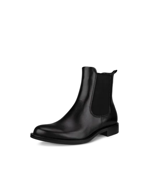 Dámská kožená Chelsea kotníčková obuv ECCO® Sartorelle 25 - Černá - M