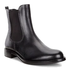 ECCO® Sartorelle 25 Chelsea støvler i læder til damer - Sort - Nfh