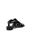 Women's ECCO® Sculpted Alba 25 Leather Heeled Sandal - Black - B